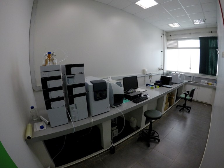 Sala de cromatografia.